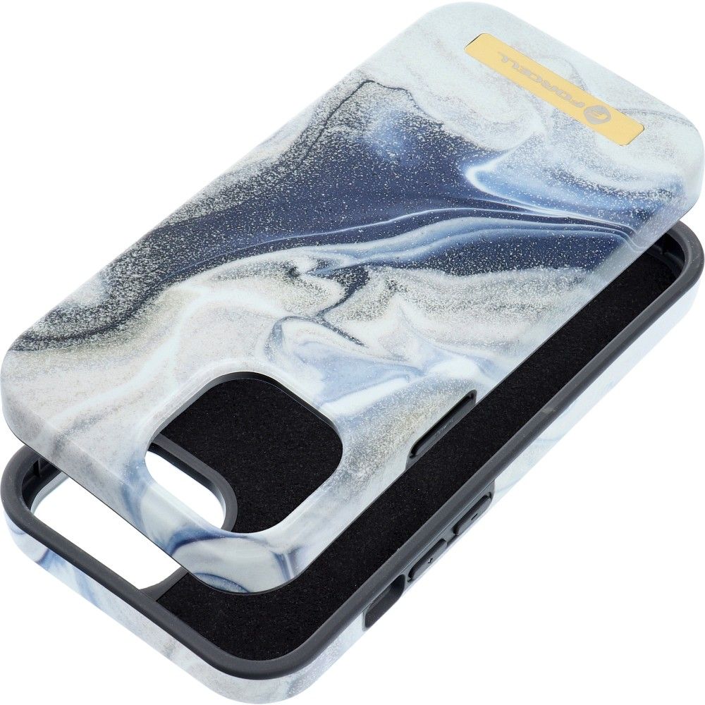 FORCELL F-PROTECT Mirage case compatible with MagSafe for IPHONE 15 magic sand