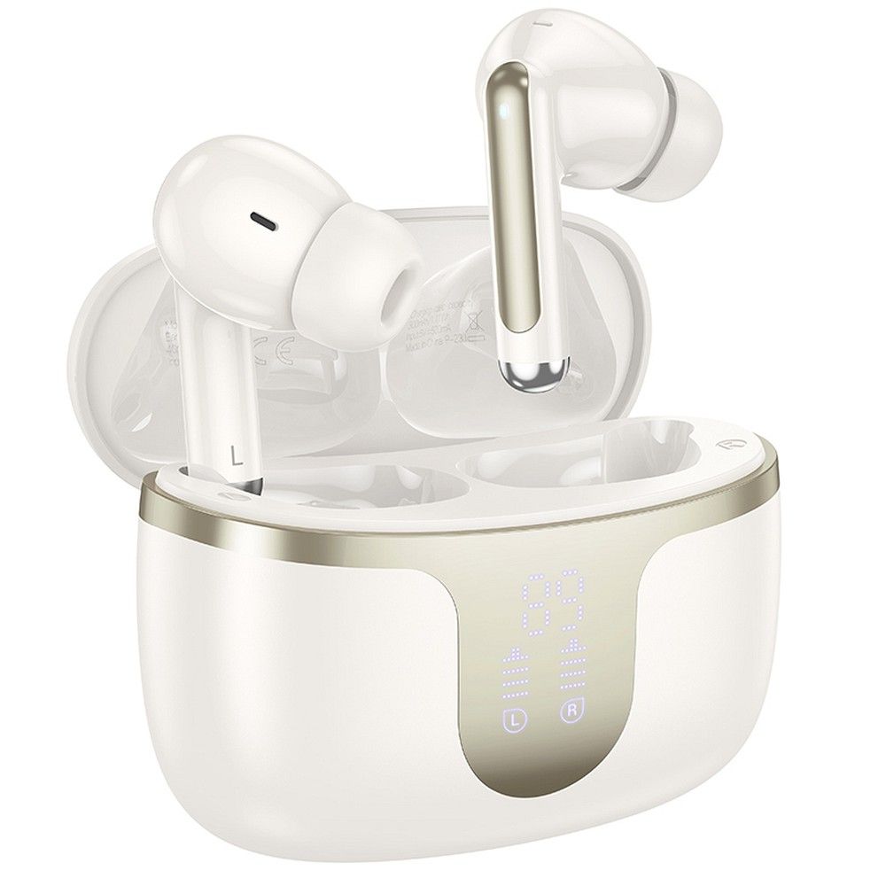 HOCO vezeték nélküli fülhallgató bluetooth TWS EQ10 tejszínszín