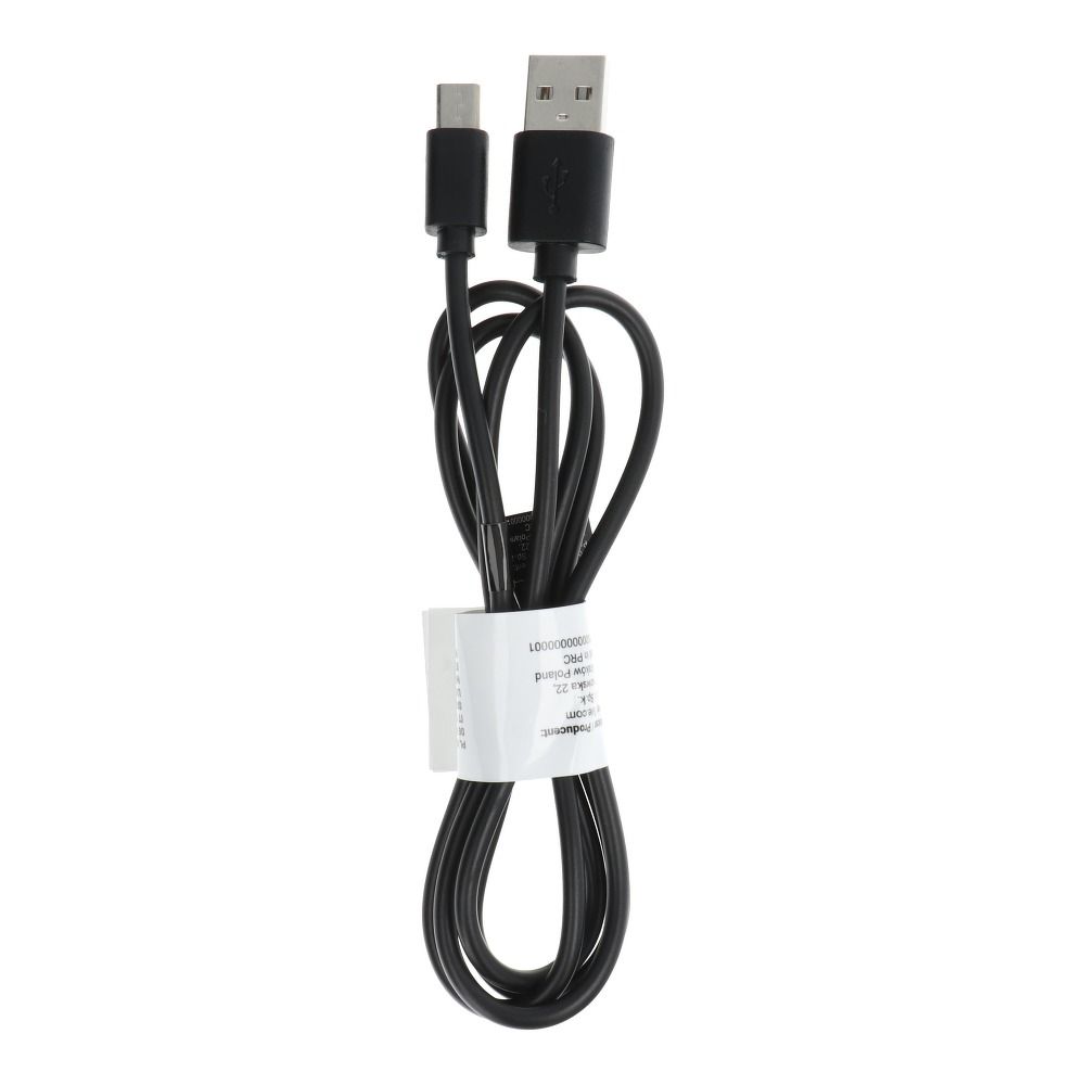 USB A to Micro USB C363 kábel (csatlakozó: 8mm) 1 m fekete