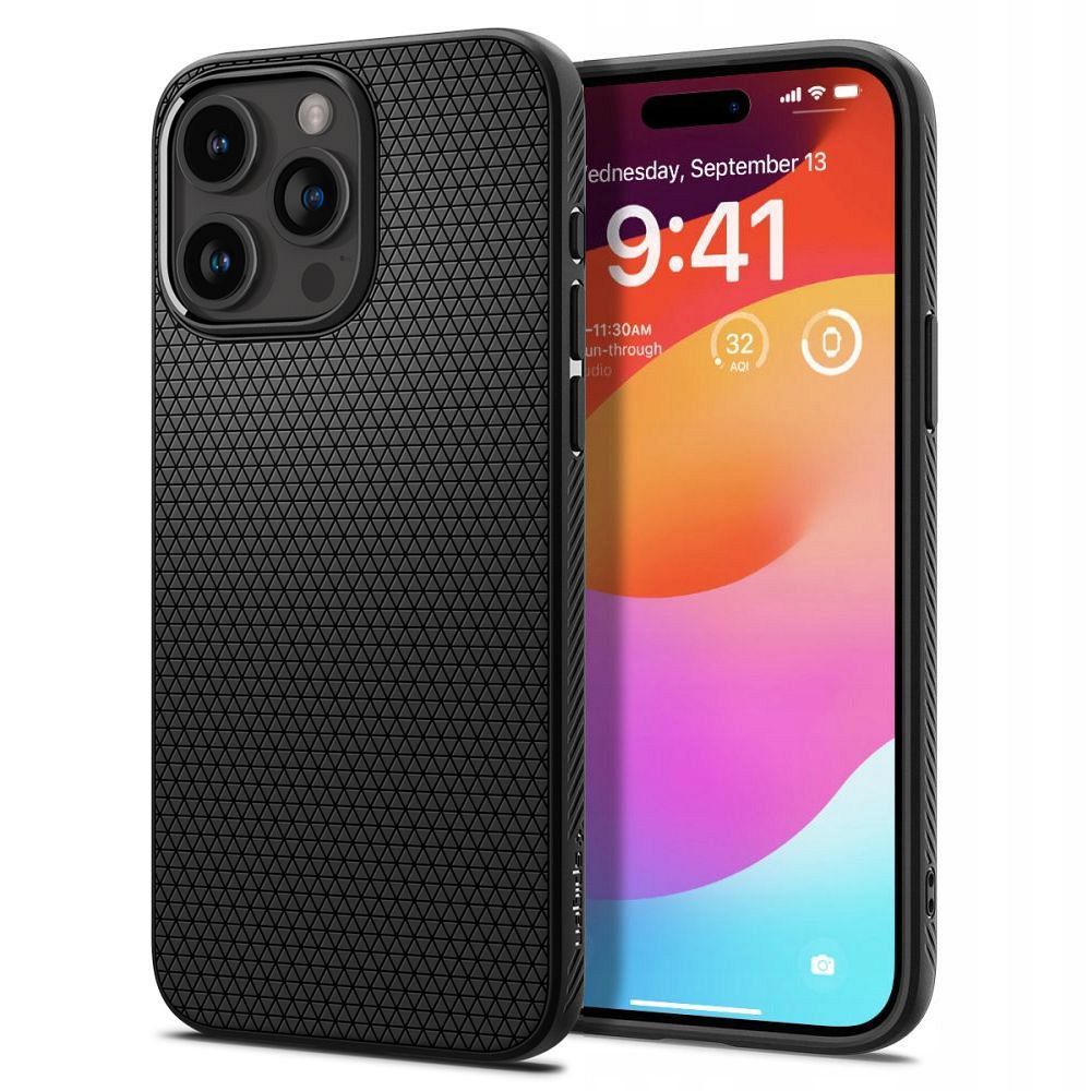 SPIGEN Liquid Air tok IPHONE 15 PRO matt fekete