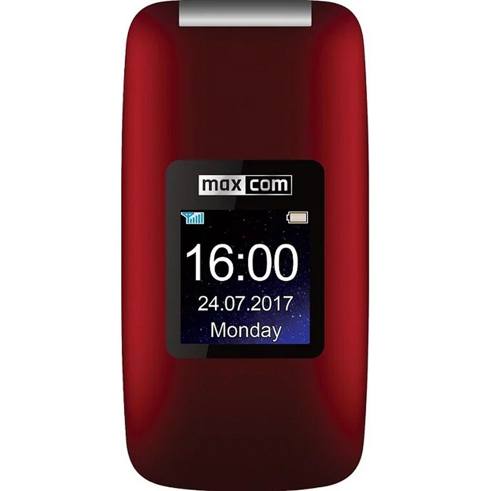 Telefon dla Seniora Maxcom Comfort MM824 / czerwony