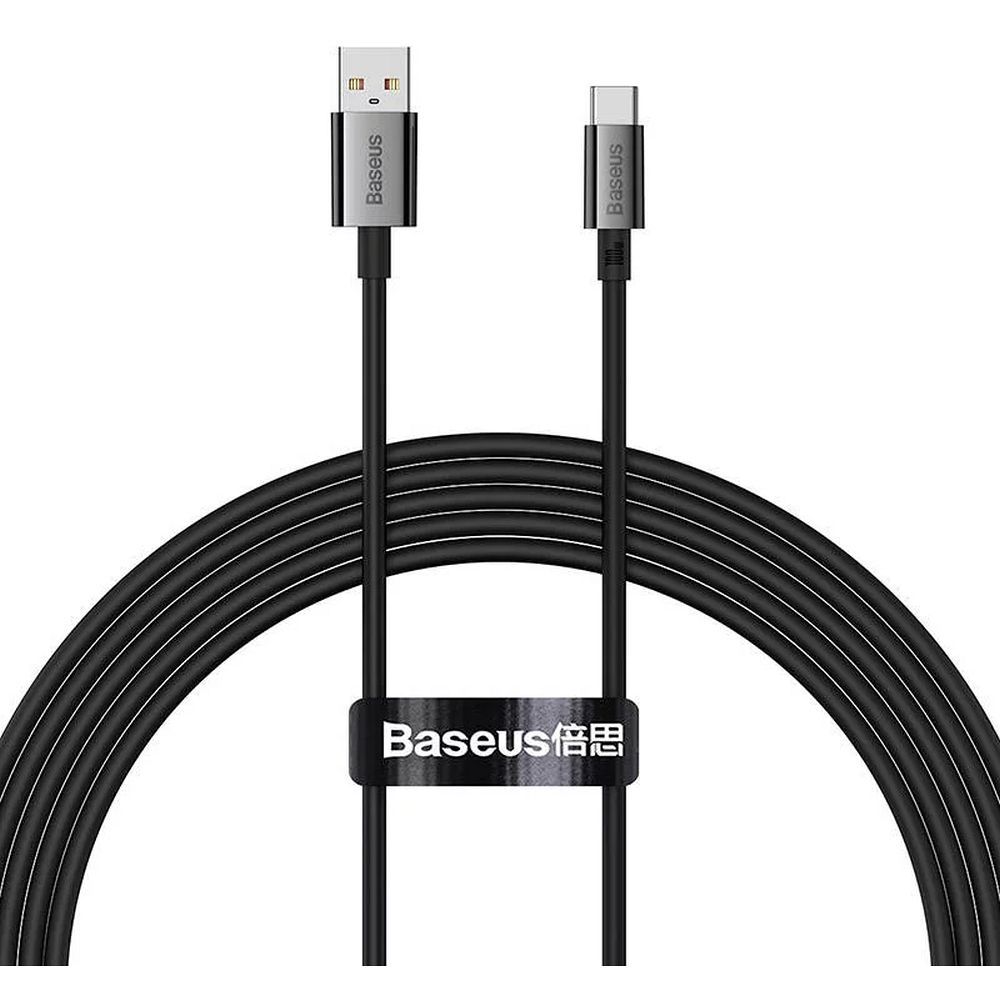 BASEUS USB A – Type C PD 6A 100W kábel P10320102114-02 2 m fekete