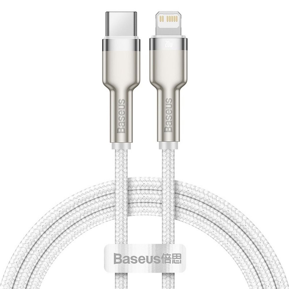 BASEUS Type C – Lightning PD 20W Cafule CATLJK-A02 1 m fehér kábel