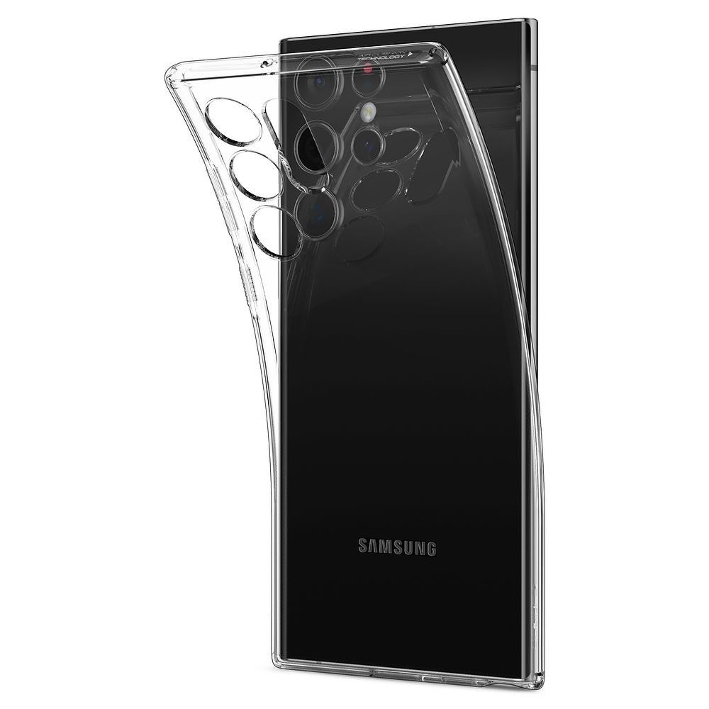 SPIGEN Luqid Crystal tok SAMSUNG S22 ULTRA átlátszó