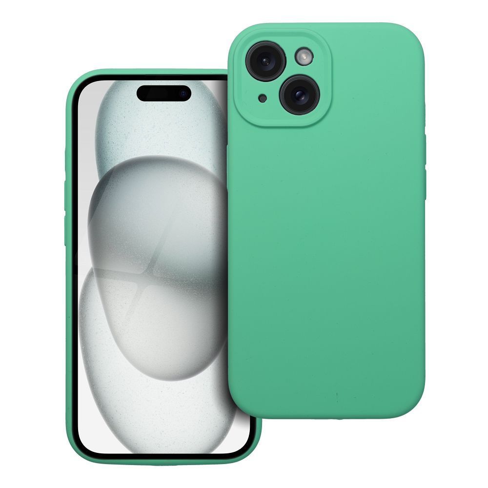 SILIKON tok 2mm IPHONE 15-hez menta