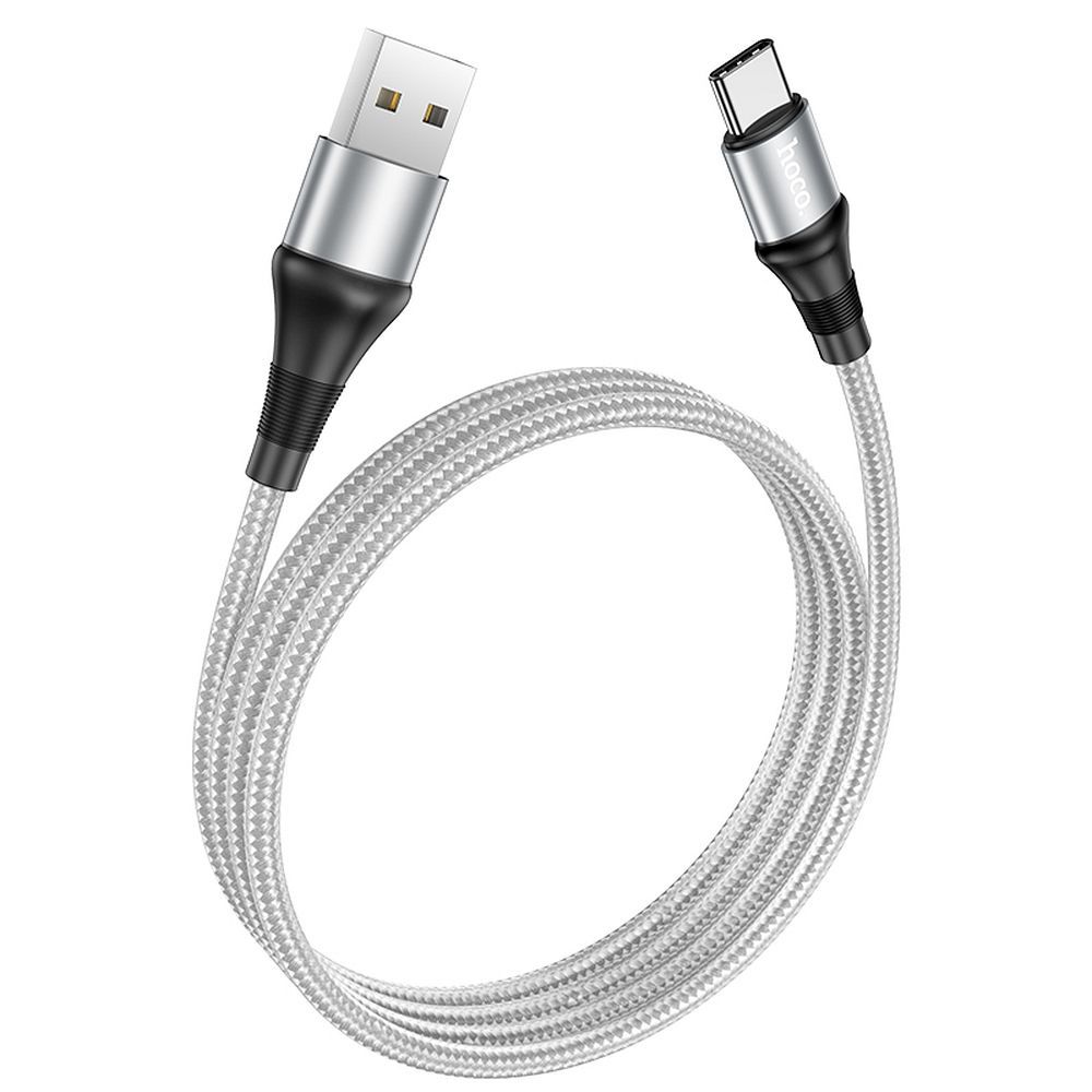 HOCO USB A – Type C 3A X50 kábel 1 m szürke
