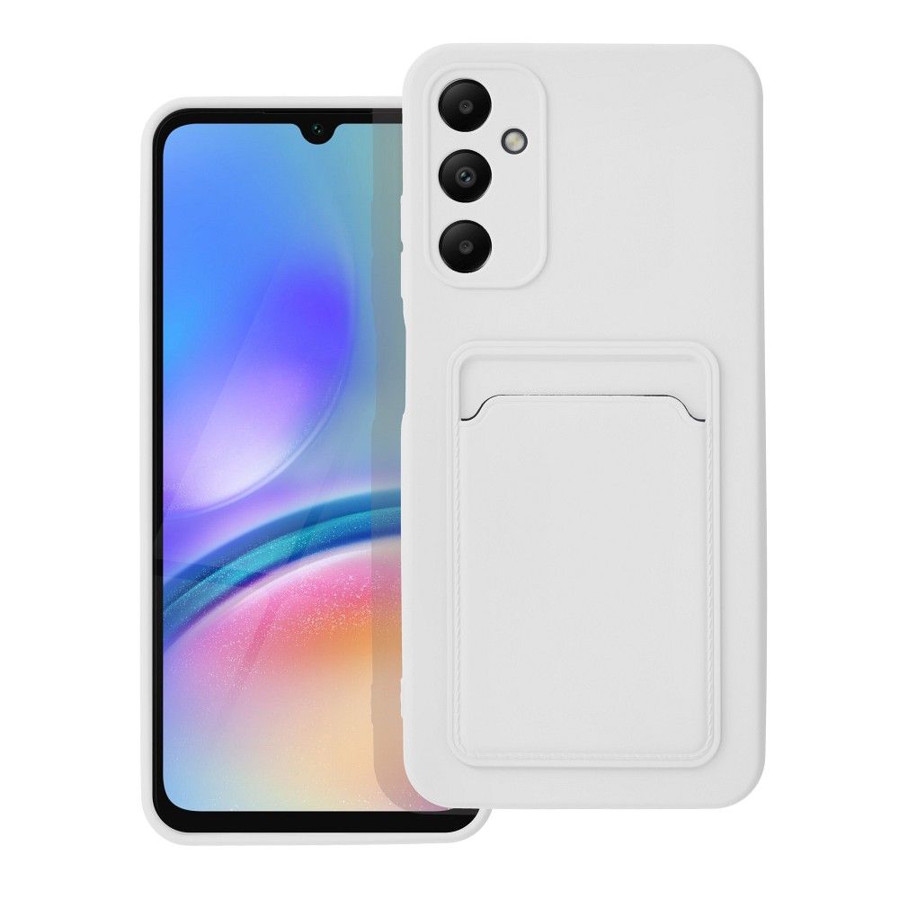 Kártyatartós tok SAMSUNG A05S-hez, fehér