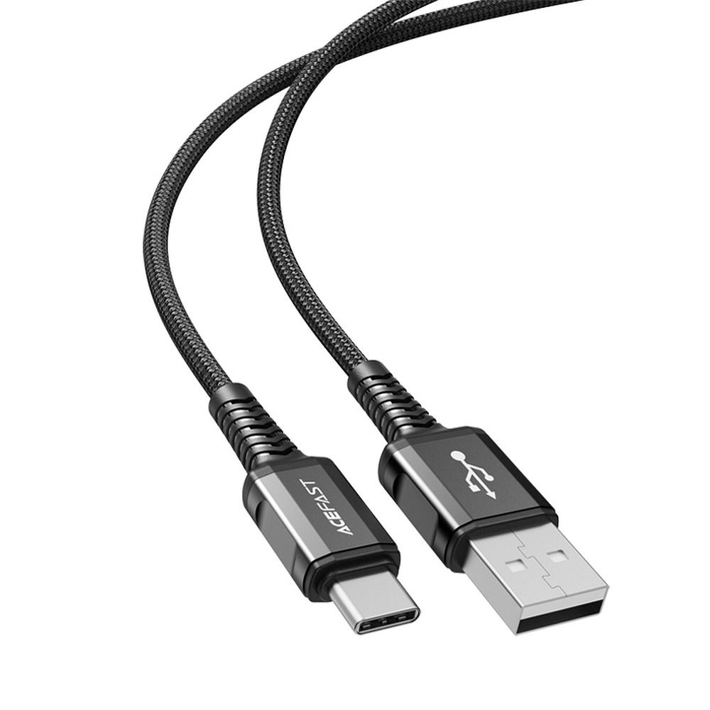 ACEFAST cable USB to Type C 3A aluminum alloy C1-04 1,2 m black