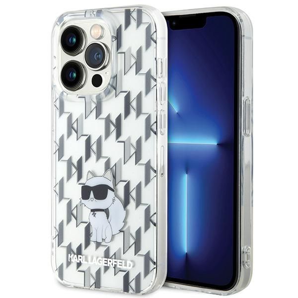 KARL LAGERFELD case for IPHONE 15 Pro Max KLHCP15XHNCMKLT (Monogram) transaprent