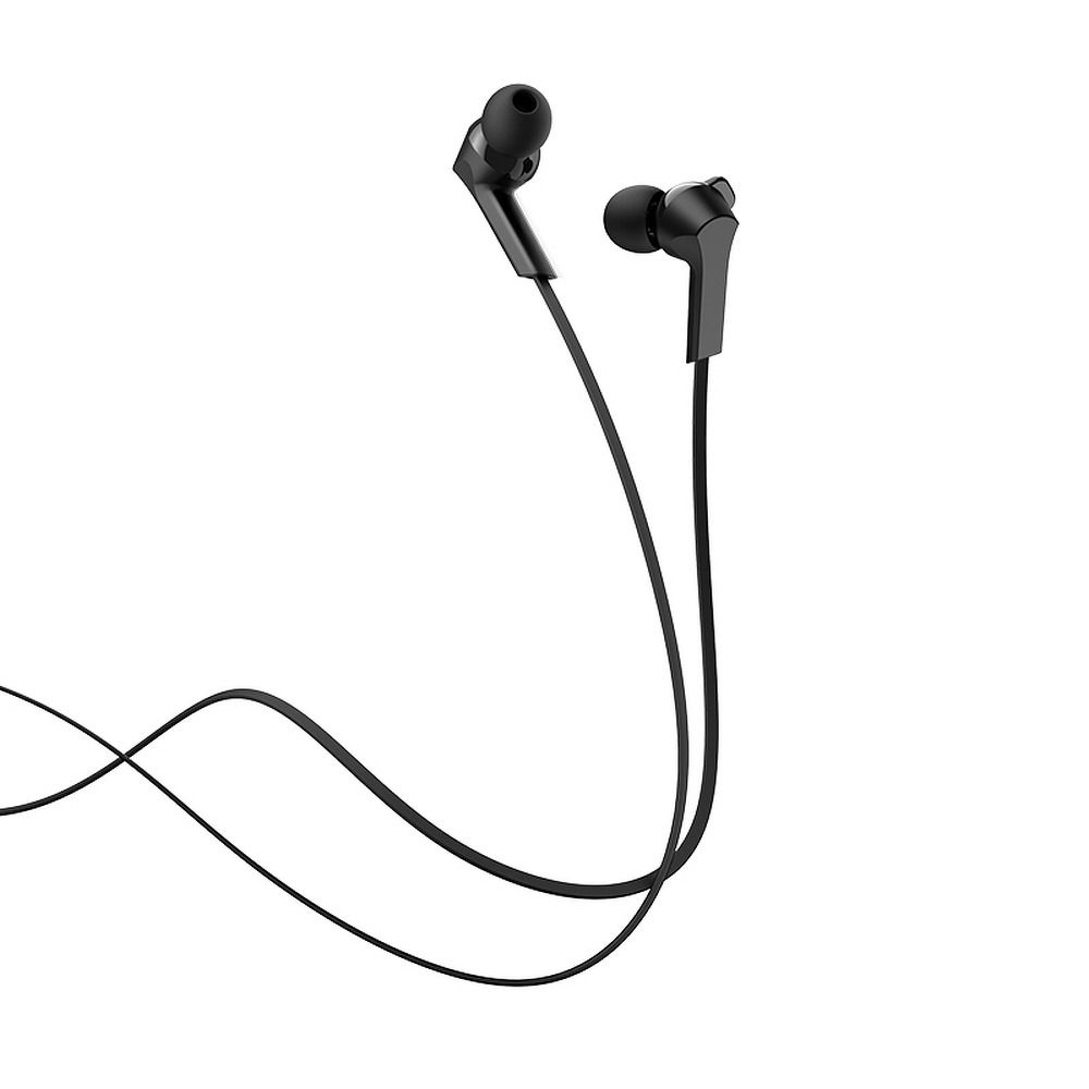 HOCO vezetékes fülhallgató Jack 3,5 mm mikrofonos M72 fekete