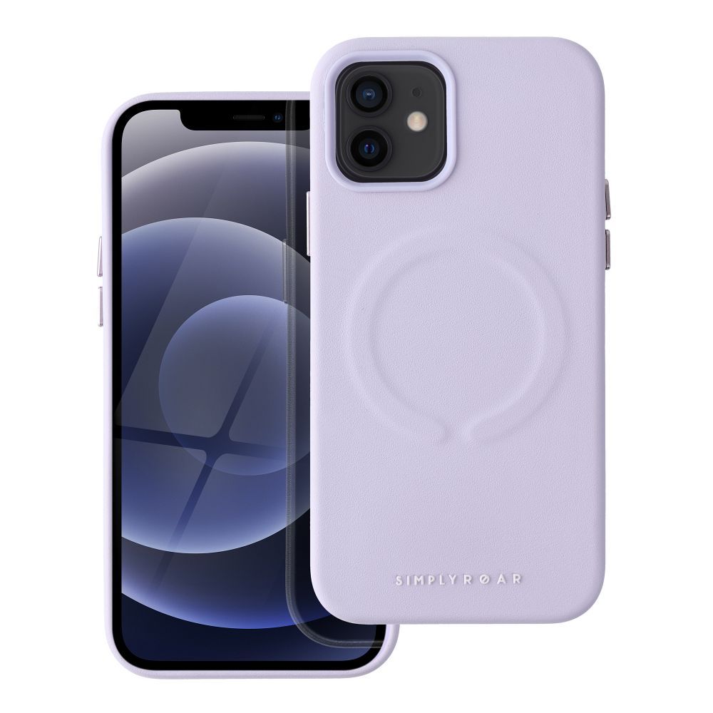 Roar Leather Mag Case – iPhone 12 lila