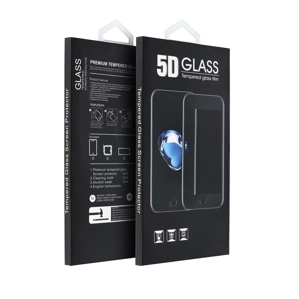 5D Teljes Ragasztású Edzett Üveg – Xiaomi 14 fekete