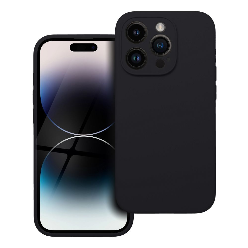 SILIKON tok 2mm IPHONE 14 Pro-hoz fekete