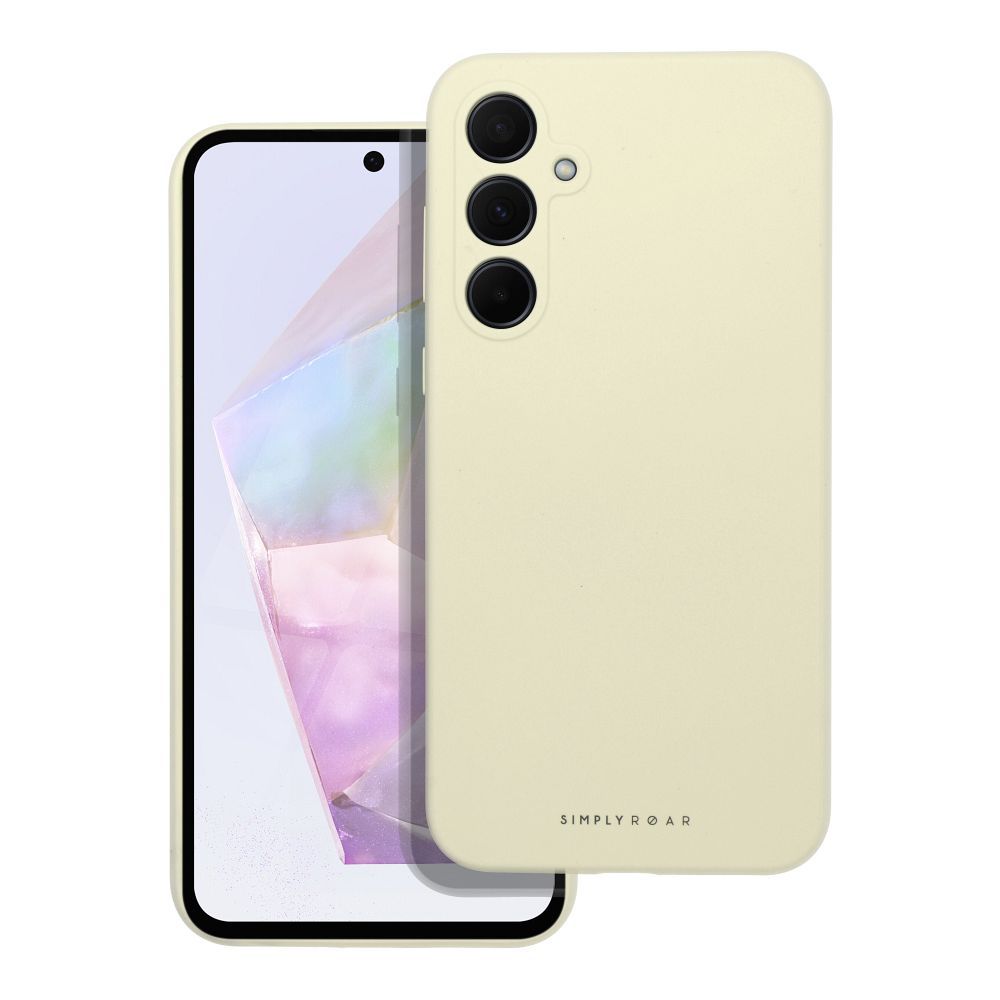Roar Cloud-Skin Case – for Samsung Galaxy A35 5G Világos Sárga