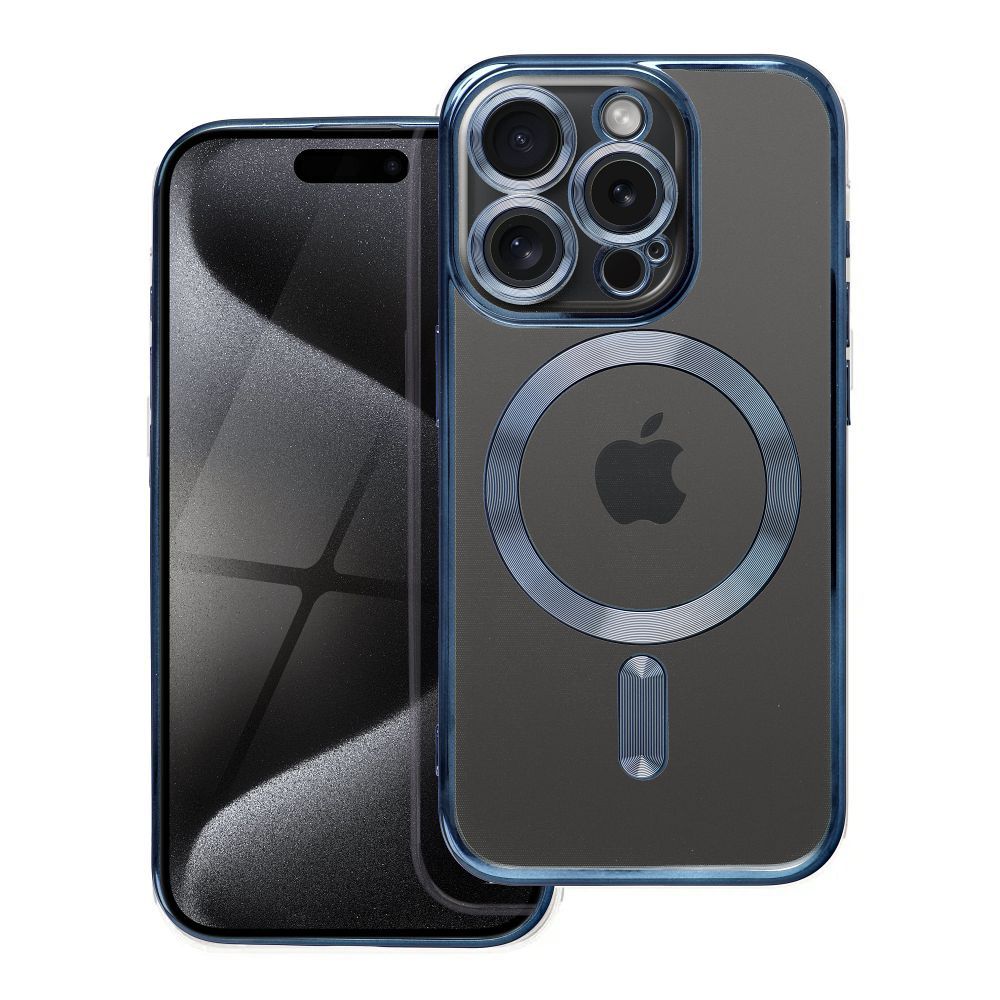 ELECTRO MAG COVER tok kompatibilis MagSafe-el az IPHONE 15 Pro kék titánhoz
