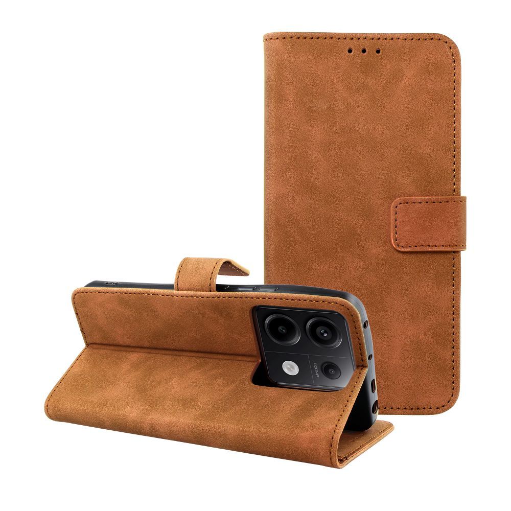 TENDER könyvtok XIAOMI Note 13 Pro 5G barna