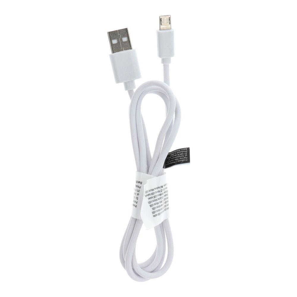 Cable USB A to Micro USB C363 (connector: 8mm) 1 m white