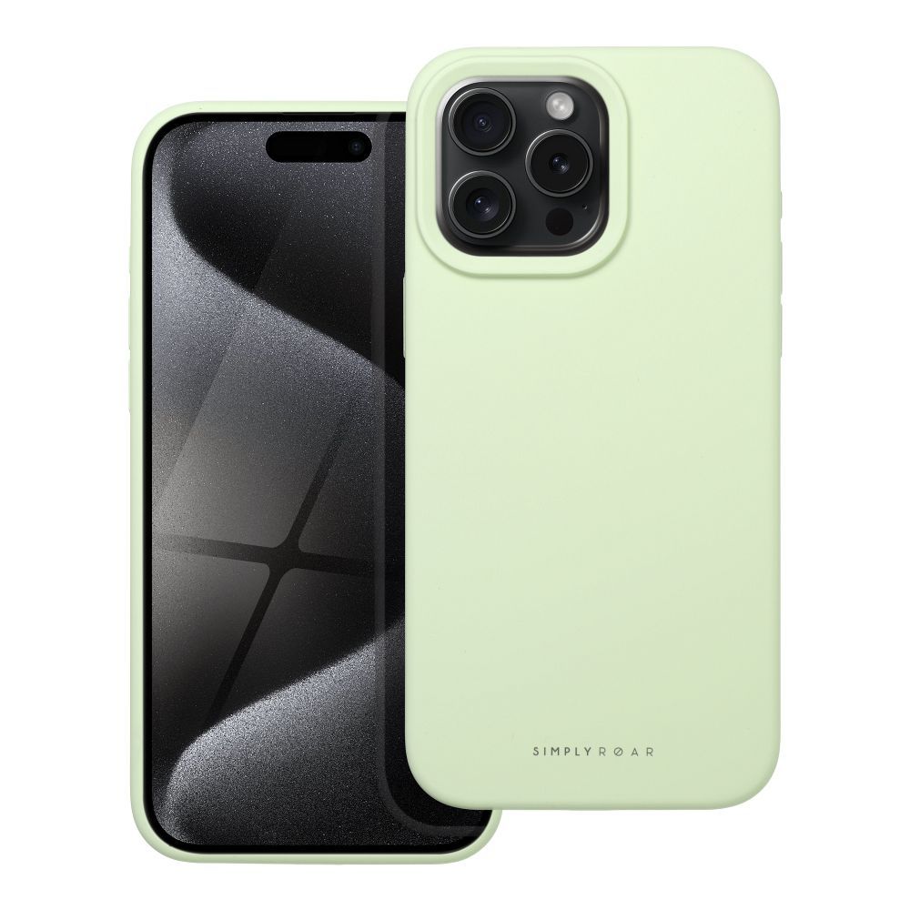 Roar Cloud-Skin Case – for Apple 15 Pro Max Light green
