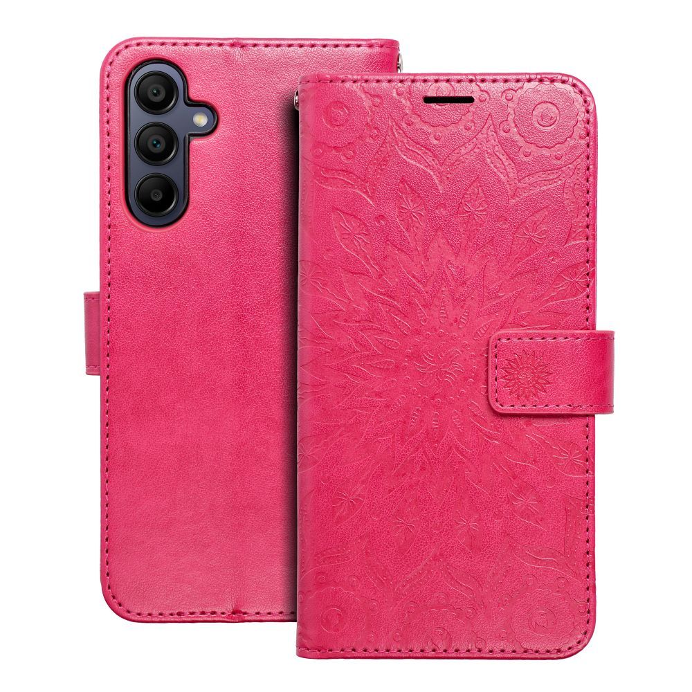 MEZZO könyvtok SAMSUNG A15 4G / A15 5G mandala magenta