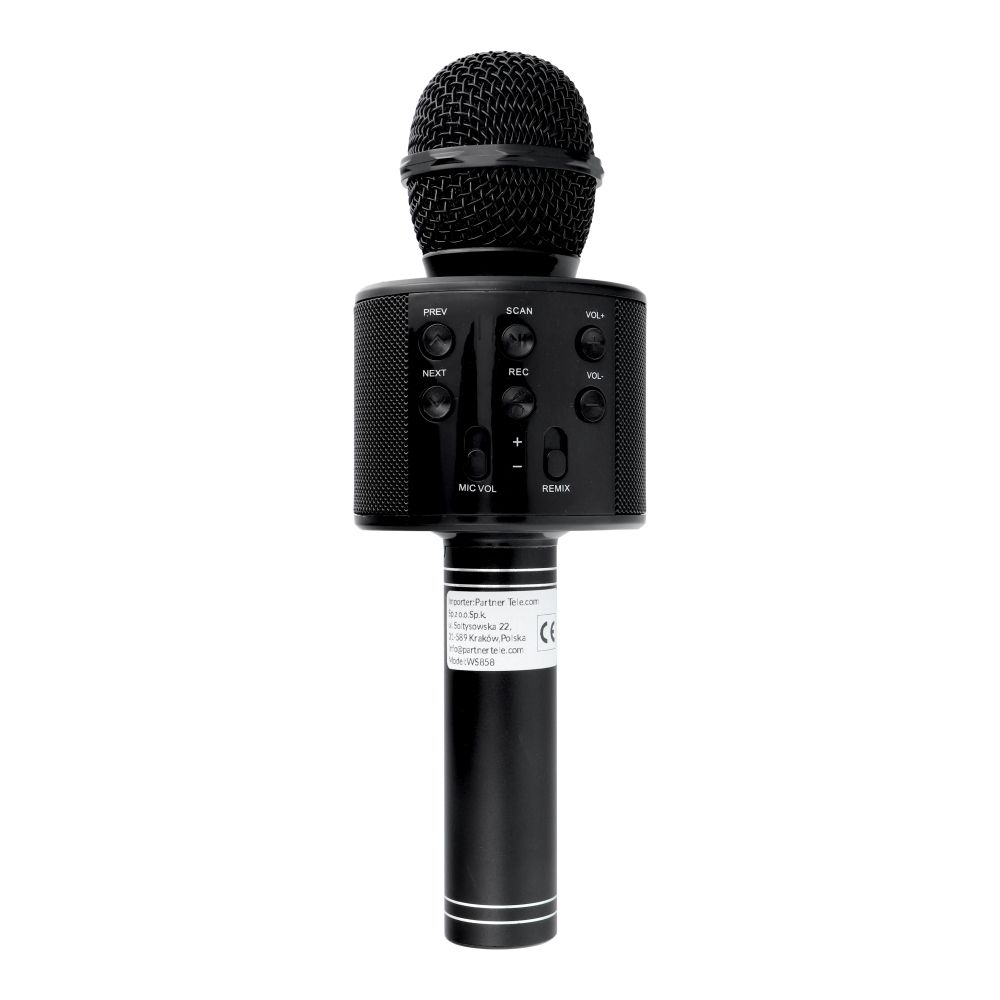 Multimedia karaoke microphone CR58S HQ black