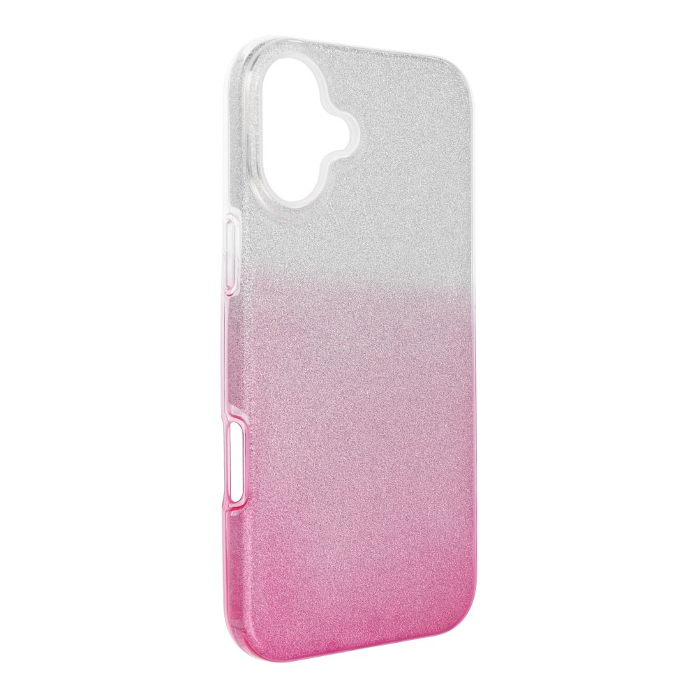 SHINING tok IPHONE 16 Plus átlátszó rózsaszín
