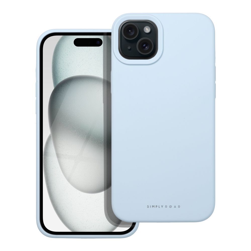 Roar Cloud-Skin Case – for Apple 15 Plus Világoskék