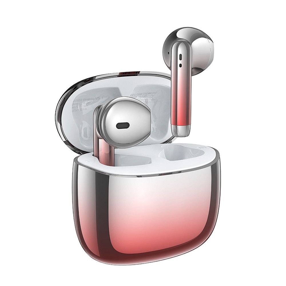 HOCO vezeték nélküli fülhallgató bluetooth TWS EW62 piros üveg