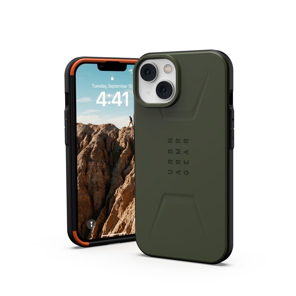(UAG) Urban Armor Gear Civilian MagSafe kompatibilis IPHONE 13 / 14 zöld