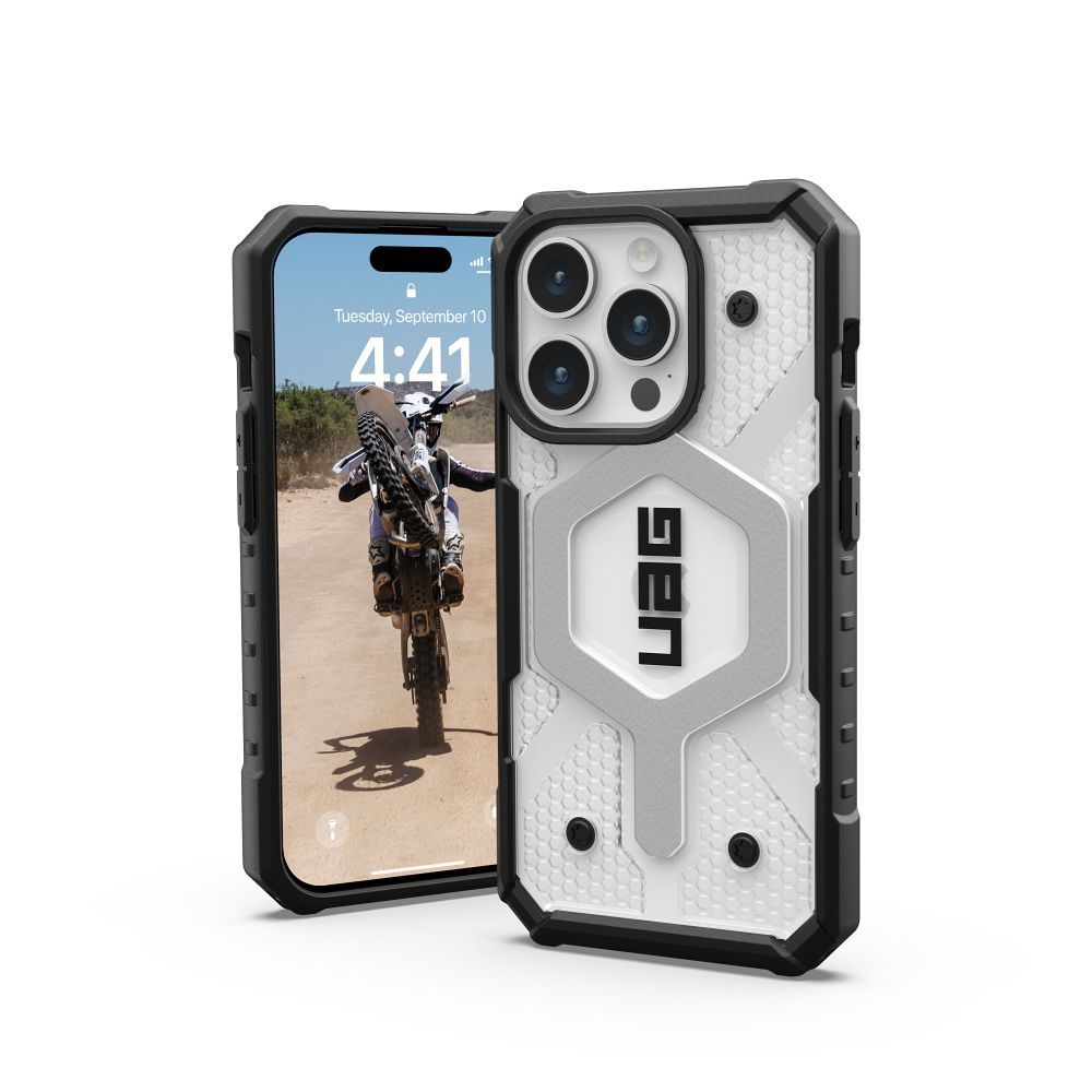 ( UAG ) Urban Armor Gear Pathfinder Magsafe kompatibilis IPHONE 15 PRO-hoz – jég
