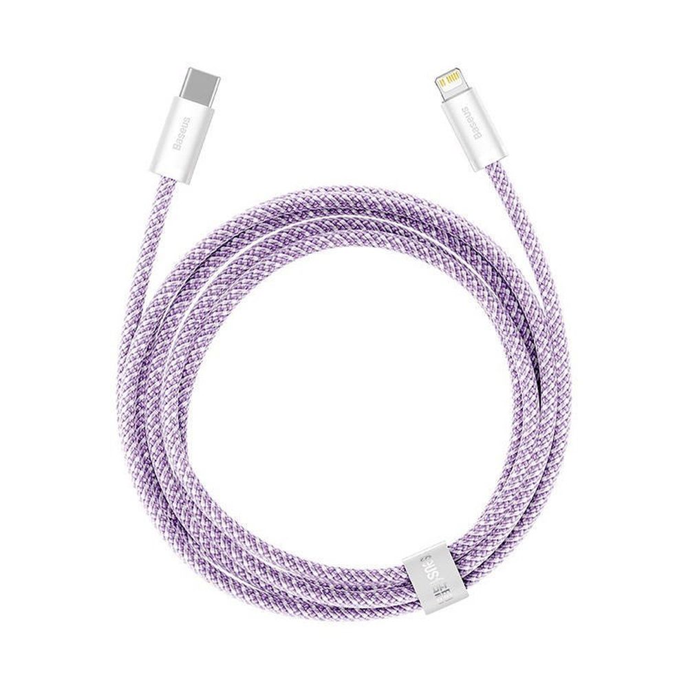 BASEUS kabel Typ C do Lightning PD 20W Dynamic CALD000105 2 m fiolet