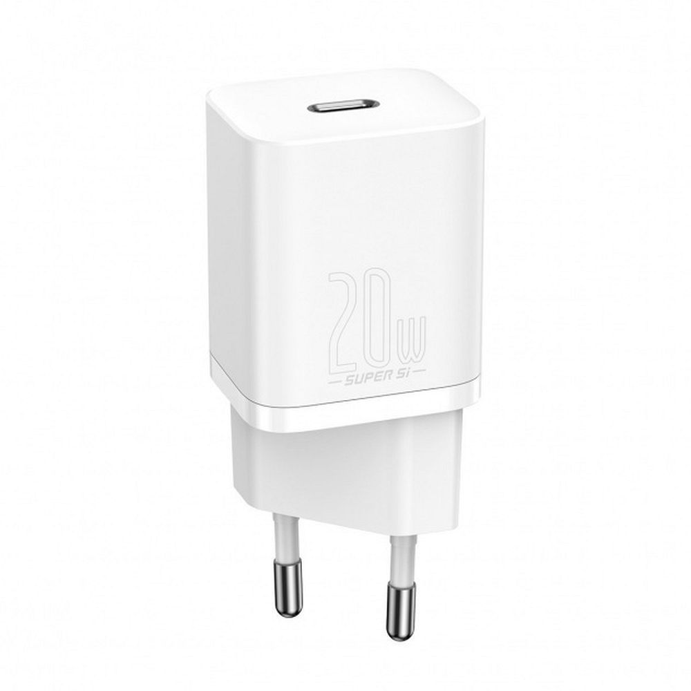 BASEUS Type C töltő + Type C – Lightning kábel PD QC3.0 3A 20W TZCCSUP-B02/CCCJGCE-D fehér