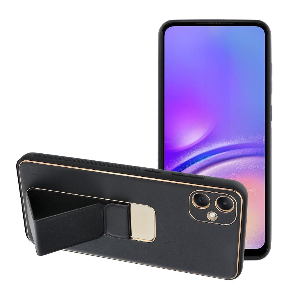 BŐR TOK KICKSTAND SAMSUNG A05-hoz fekete