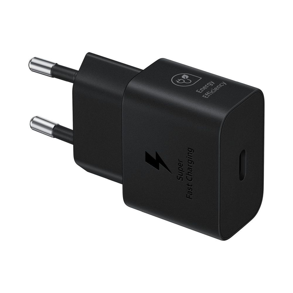 SAMSUNG eredeti Type C PD 3A 25W GaN EP-T2510NBEGEU fekete töltő