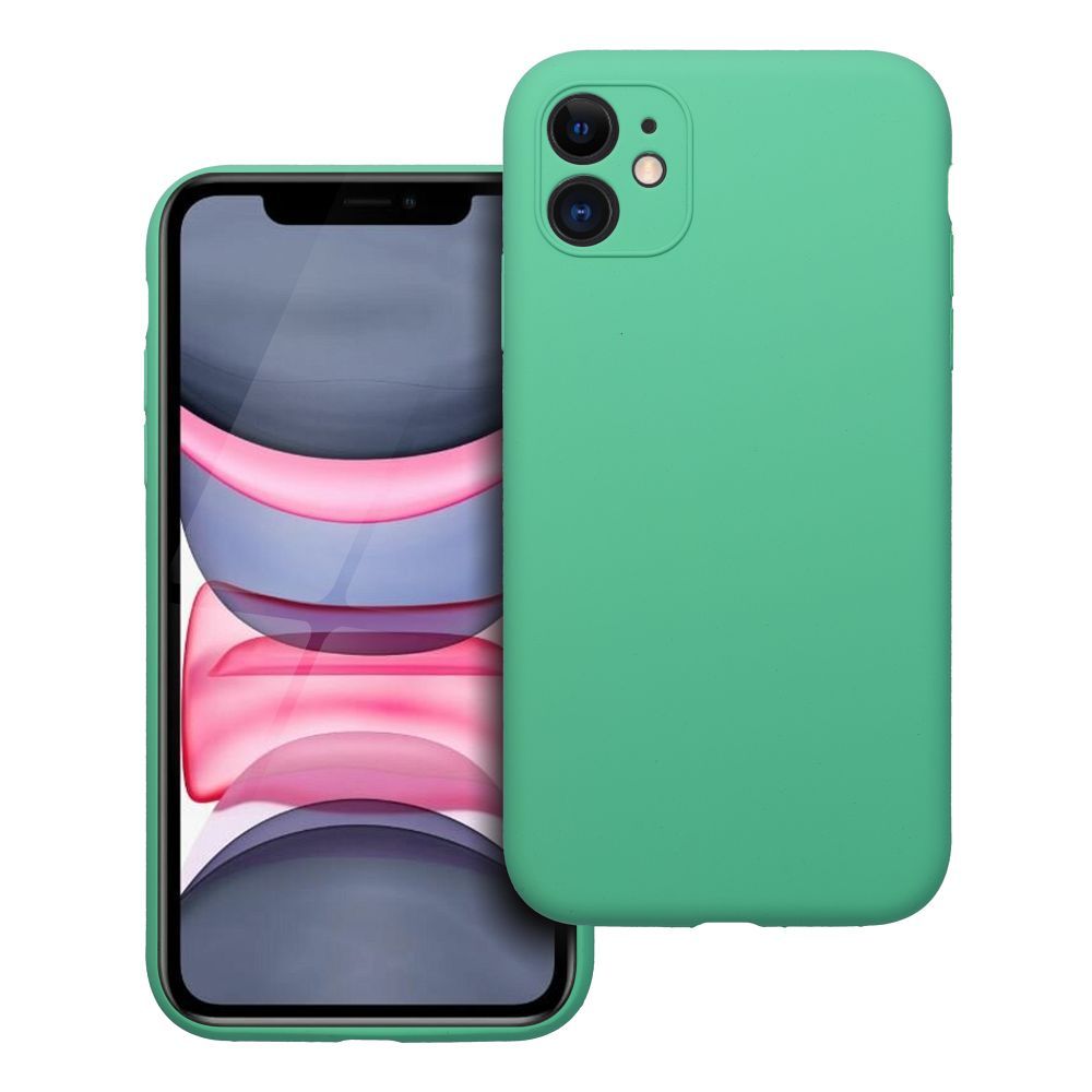 SILIKON 2mm tok IPHONE 11 menta