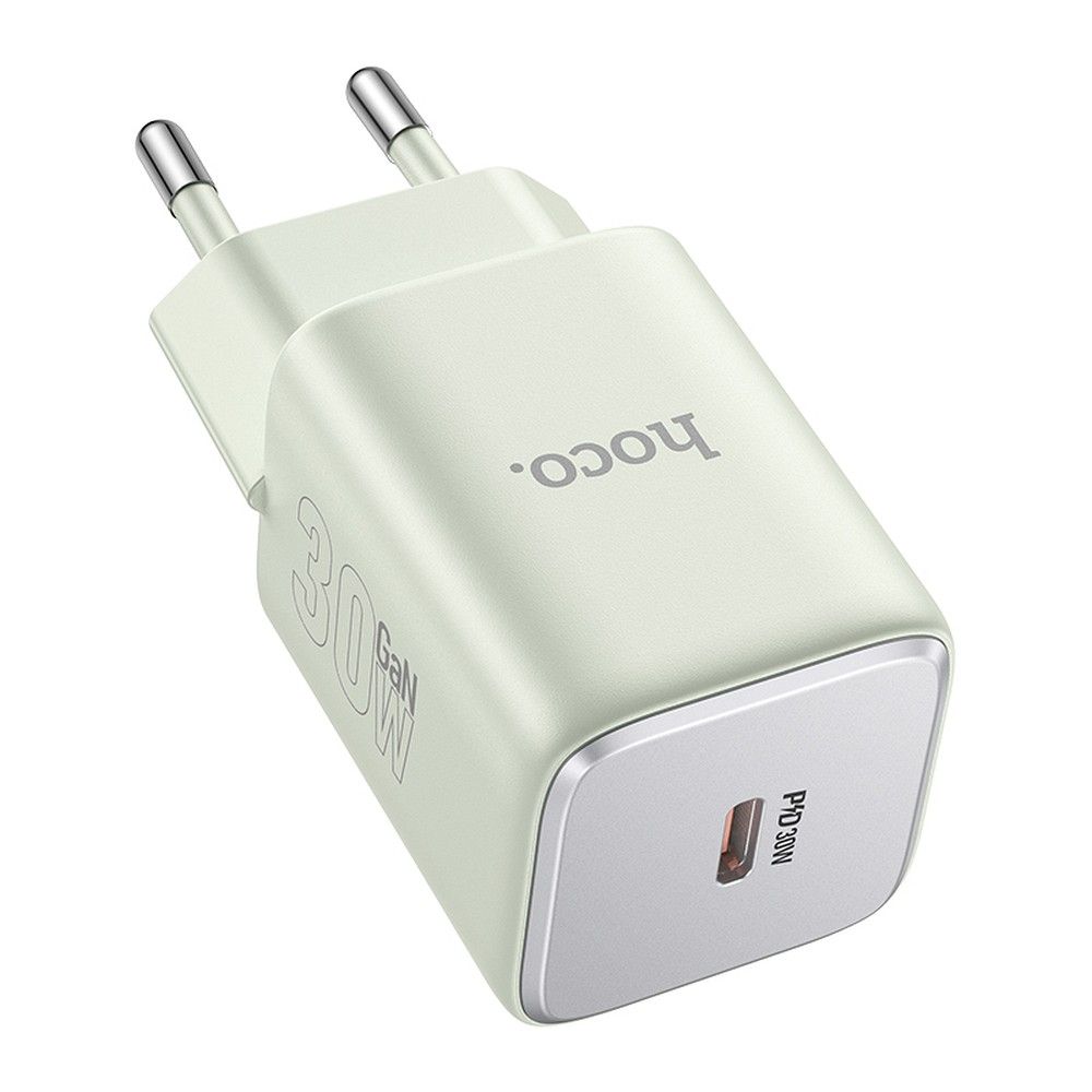 HOCO Type C PD QC 30W GaN N43 tökzöld töltő