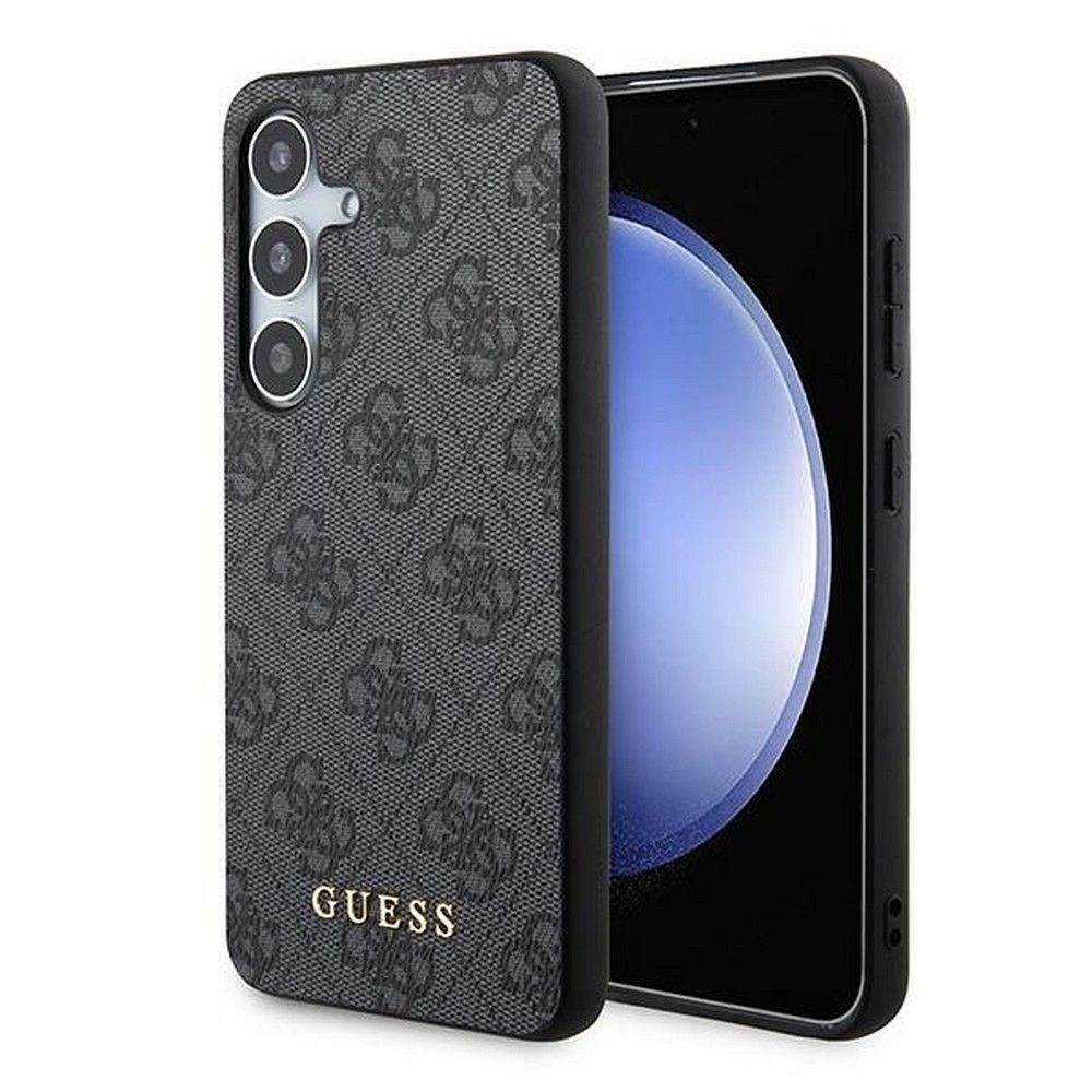 GUESS tok SAMSUNG A35 GUOHCSA35G4GFGR (PU 4G Klasszikus Fém Logó) fekete
