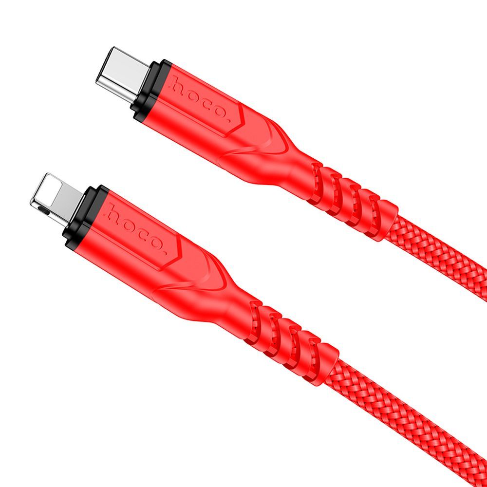HOCO Type C – Lightning PD 3A 20W X59 kábel 2 m piros