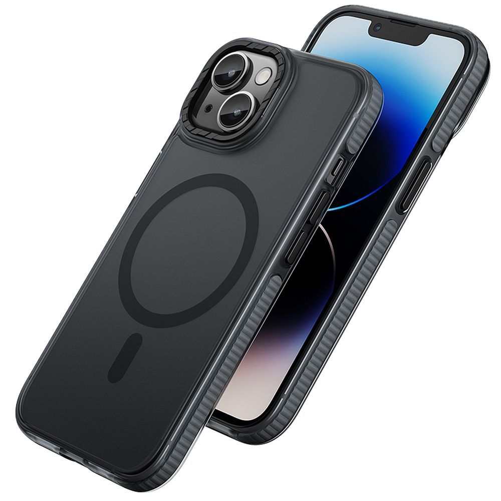 HOCO tok kompatibilis MagSafe AS2 IPHONE 15 Plus fekete