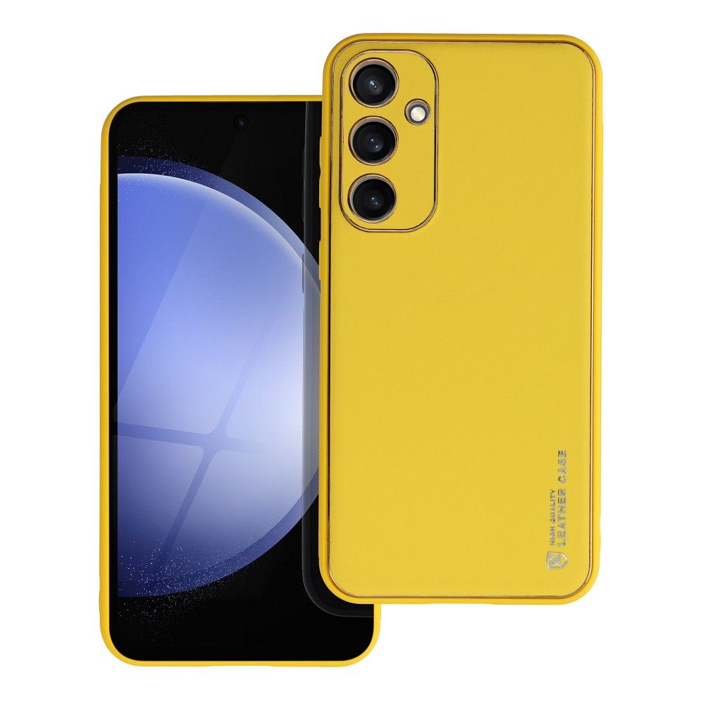 BŐR tok SAMSUNG S23 FE sárga