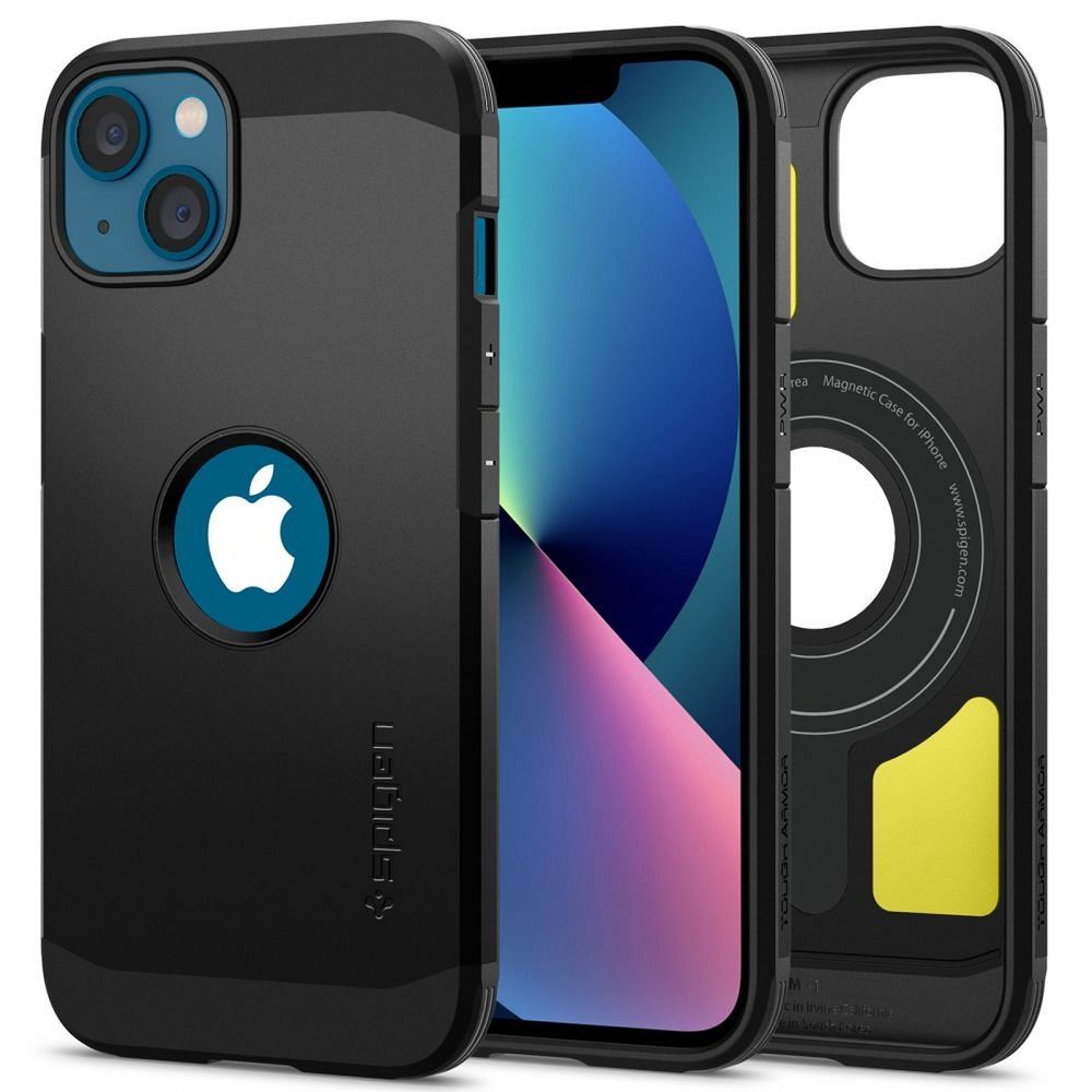 SPIGEN Tough Armor Mag tok IPHONE 13 fekete