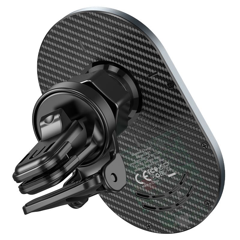 Magnetický držiak HOCO na mobil do auta s MagSafe nabíjaním, šedý, CA91