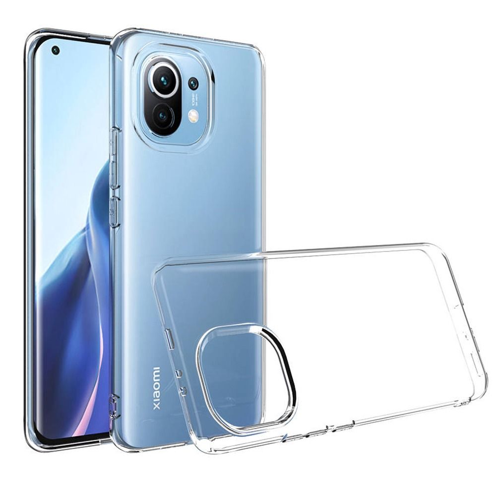 ULTRA SLIM 0,5 mm hátsó tok a Mi 11 Lite 5G / Mi 11 Lite LTE (4G) számára – átlátszó