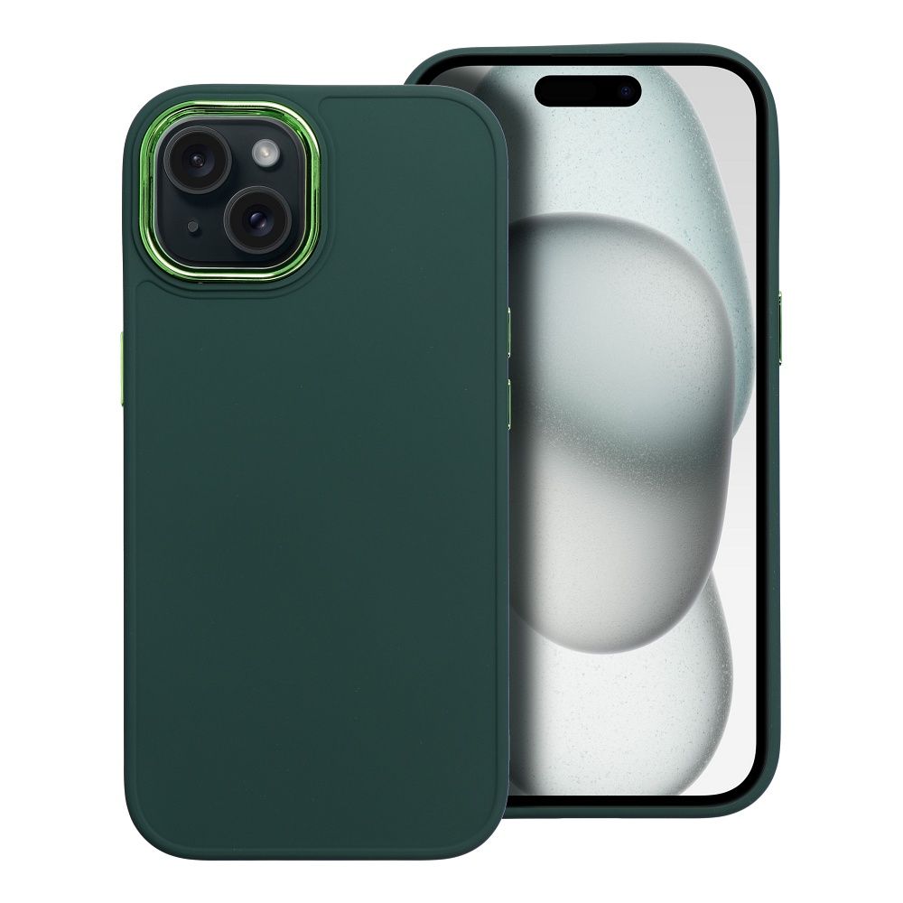 FRAME tok IPHONE 15 zöld