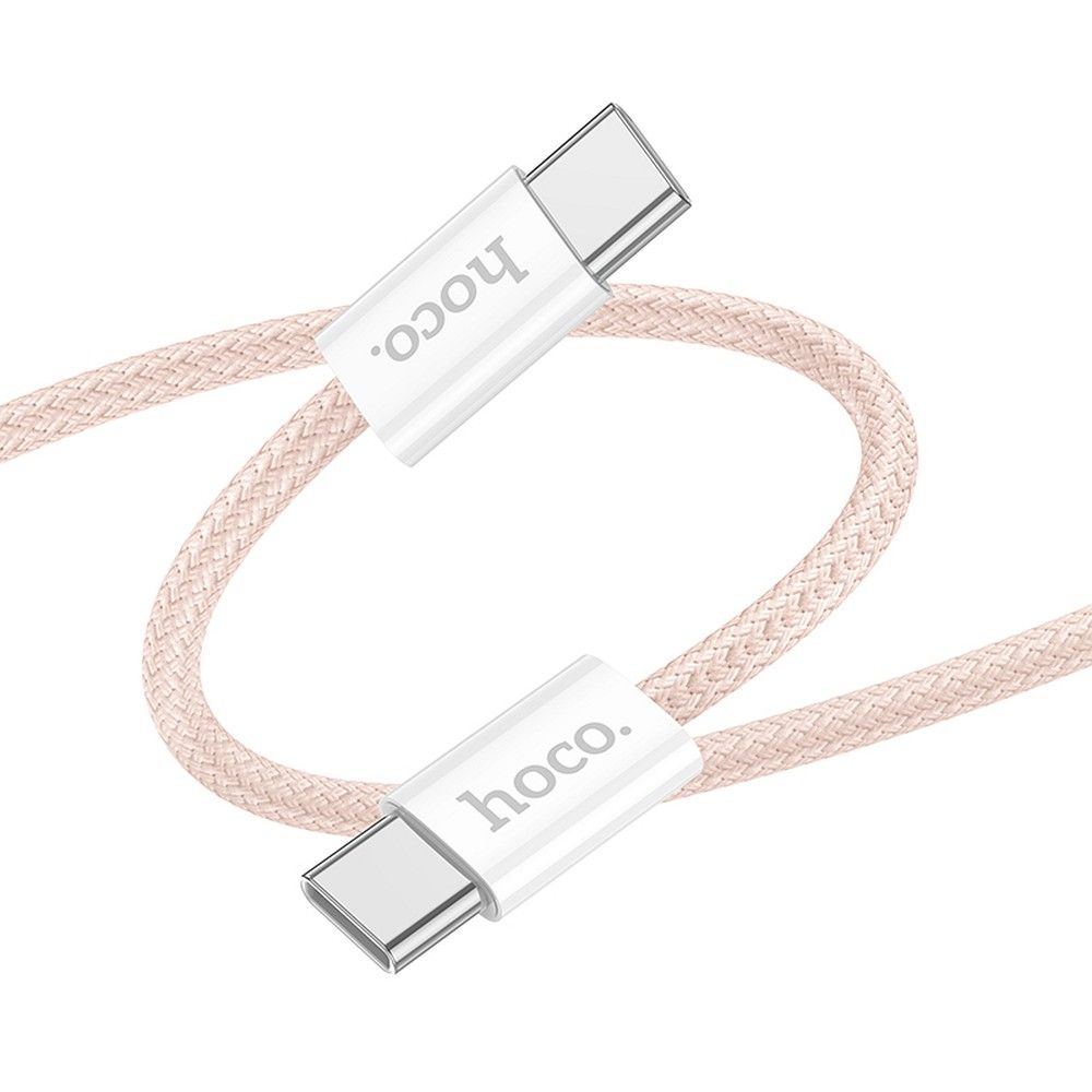 HOCO Type C – Type C PD QC3.0 3A 60W X104 2 m pink kábel