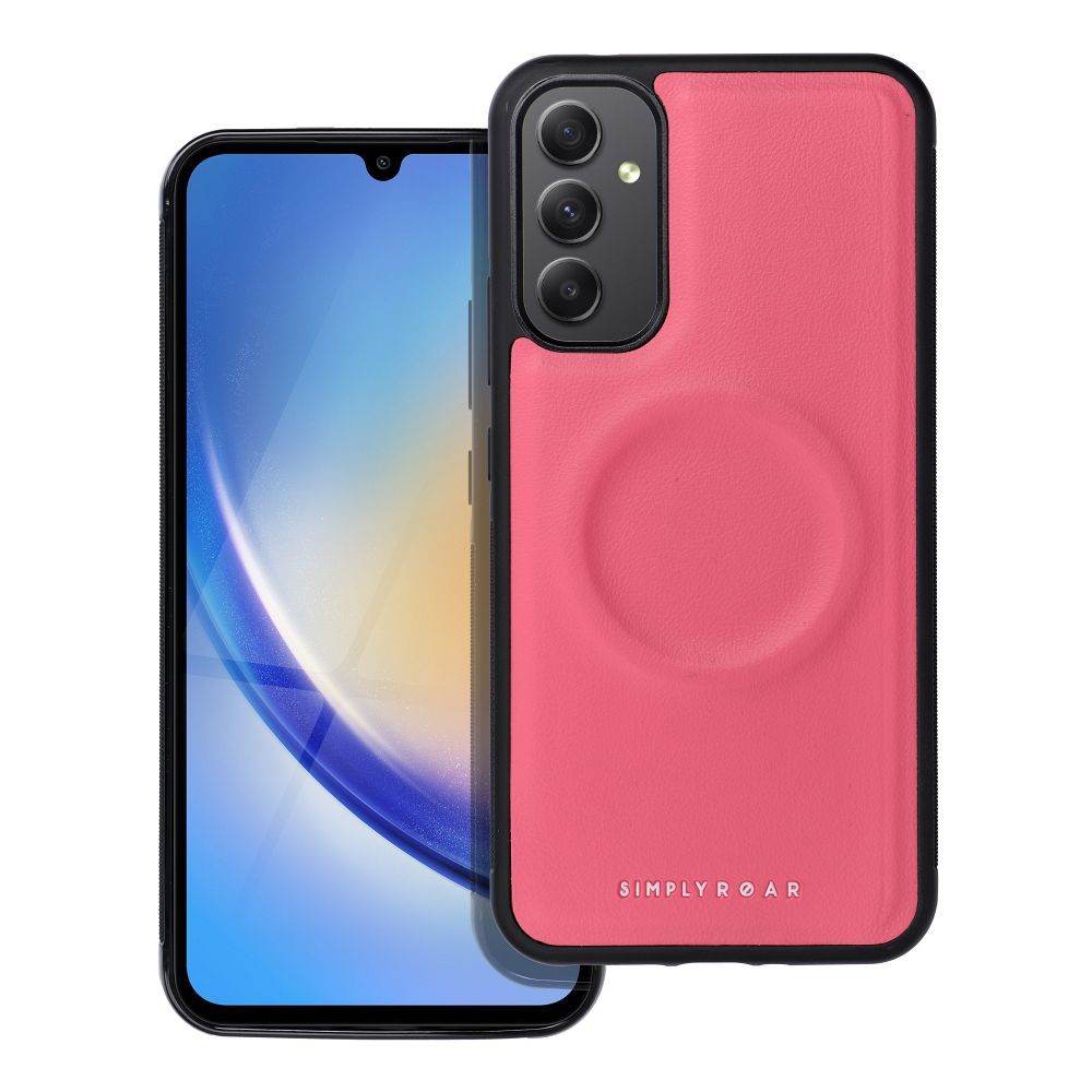 Roar Mag Morning Case – Samsung Galaxy A34 forró rózsaszín