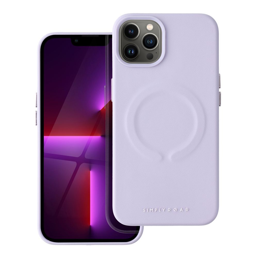 Roar Leather Mag Case – iPhone 14 lila