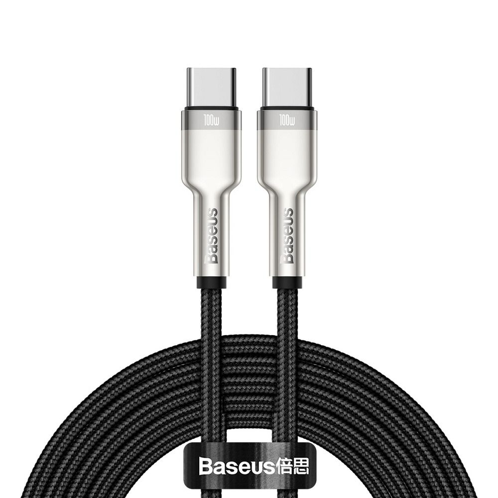 BASEUS Type C – Type C PD 5A 100W Cafule CATJK-D01 2 m fekete kábel