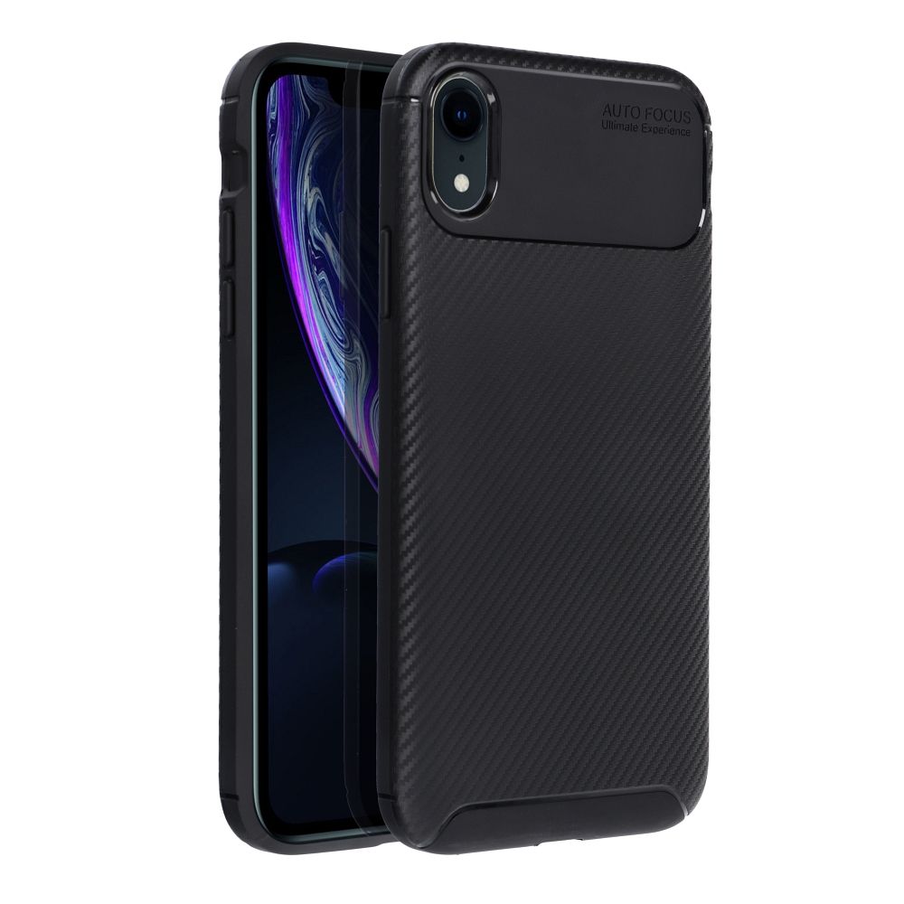 Case CARBON PREMIUM for IPHONE XR black - Smartech.ee