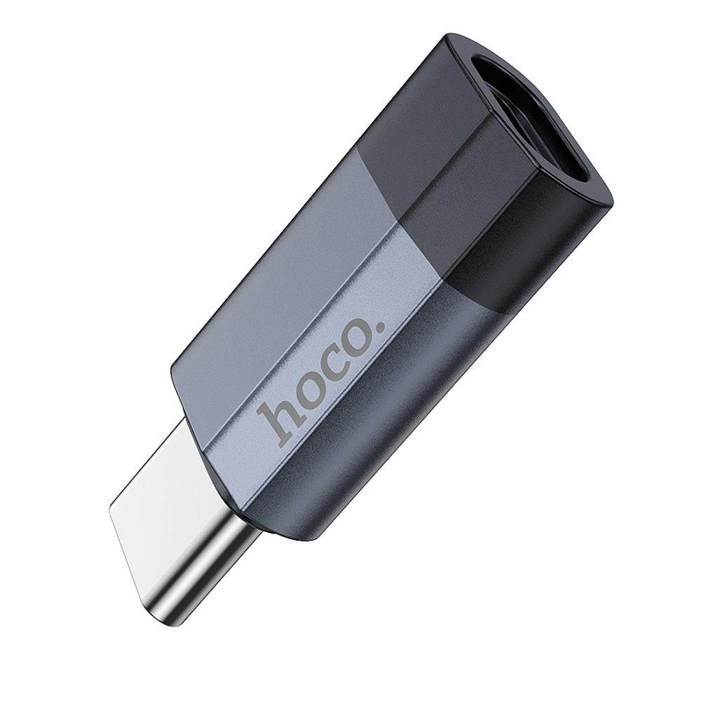 HOCO Type C (férfi) – Lightning (női) adapter UA29 sötétkék