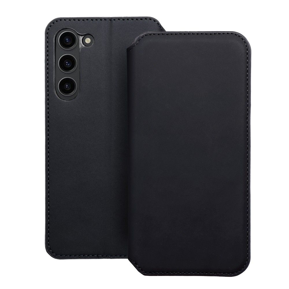 DUAL POCKET könyvtok SAMSUNG S24-hez fekete